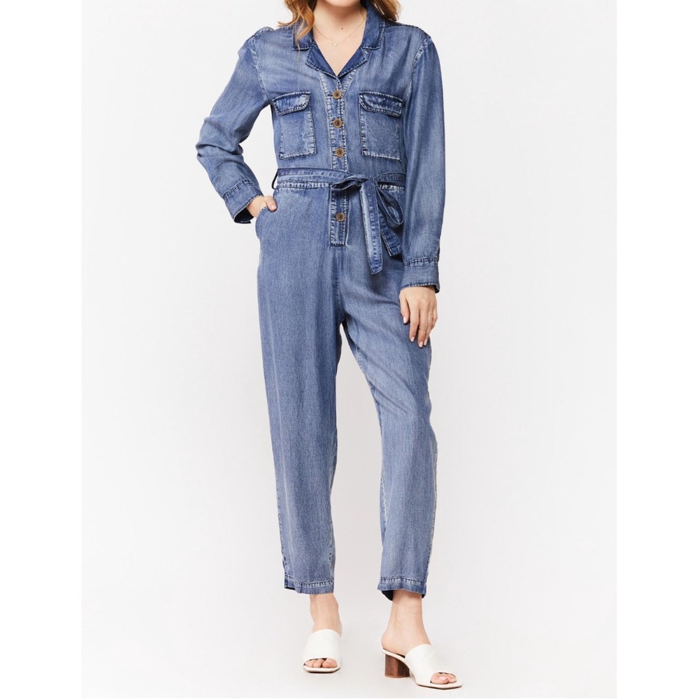 Velvet Heart Denim Jumpsuit